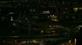 Night Aerial View of Shanghai, China, Nanpu Bridge Interchange, Huangpu River HD Footage