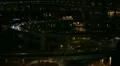 Night Aerial View of Shanghai, China, Nanpu Bridge Interchange, Huangpu River HD Footage