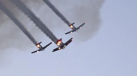 Night Aeroshell Team 스톡 동영상 49696456