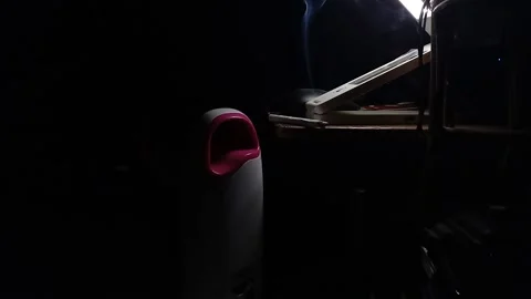 Night and Alone Stock Footage 237410851