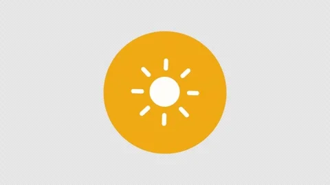 Night and Day Switch Button Animation. toggle Transparent 4K Stock Footage 297013454