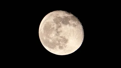 Night and full moon,bright full moon,close-up full moon video, Stock Footage 167136902