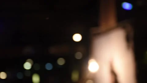 Night and light boke background Thai chadow art Stock Footage 146382010