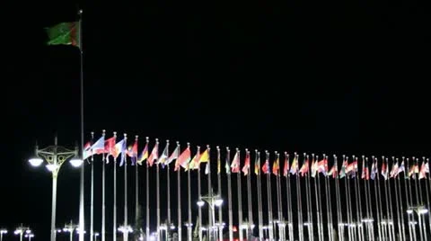 Night Ashgabat 8.mp4 Stock Footage 11275207