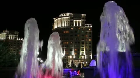 Night Ashgabat3.mp4 Video stock 11239838