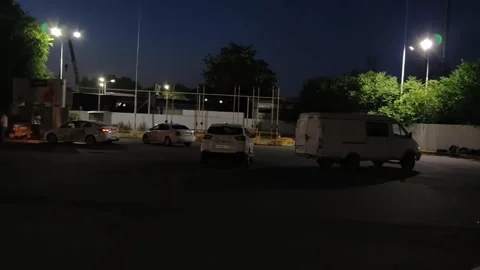 Night atmosphere with vehicles Stock Footage 316805391