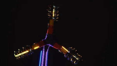 Night Attraction Stock Footage 95554930