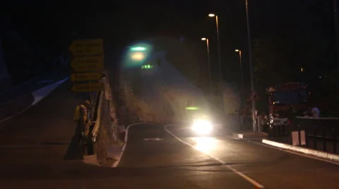 Night autorally 스톡 동영상 5297316