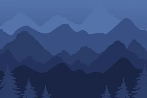 Night Background Vector Stock Illustration