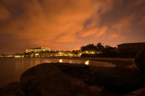 Night on the Bahamas Stock Photos