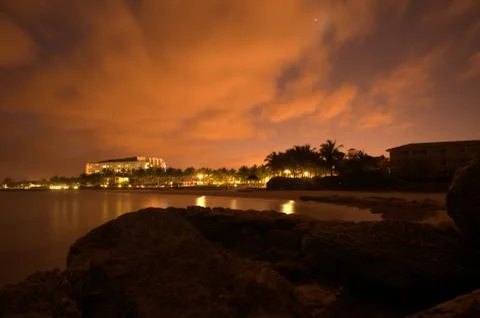 Night on the Bahamas Stock Photos