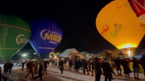 Night of the balloons Stock Footage 230570577