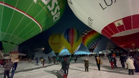 Night of the balloons Stock Footage 230570589