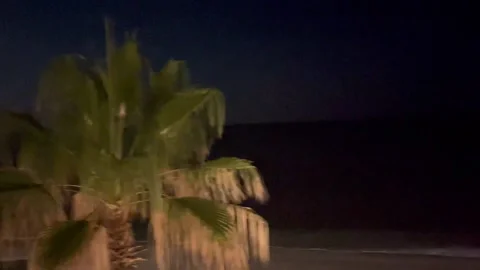 Night at the beach 2 Stock Footage 236266890