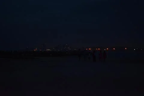 The night on the beach (2) Stock Photos