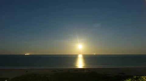 A Night at the Beach Video stock 54743531