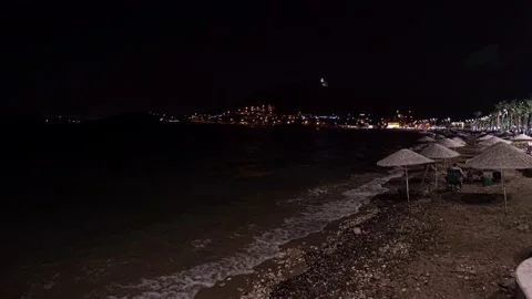 Night beach 動画素材 148265041