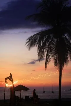 Night beach Stock Photos