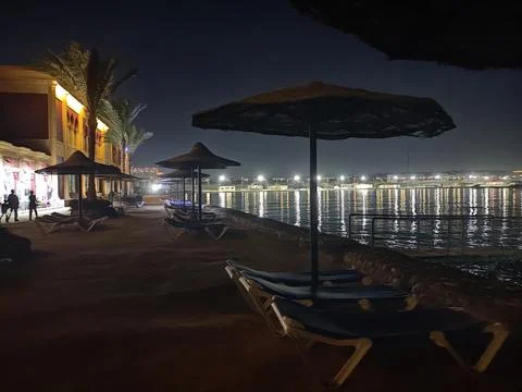 Night beach Stock Photos