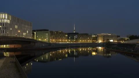 Night Berlin 写真素材