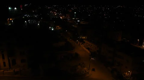 Night in Bethlehem Stock Footage 32152379