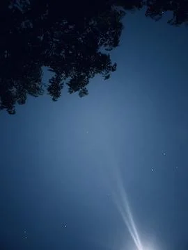 Night blue sky with clouds Stock Photos