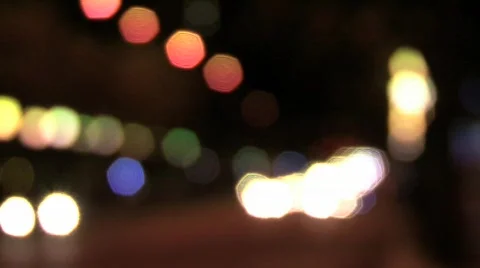 Night blur drive Stock-Footage 811523