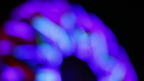 Night  bokeh background Stock Footage 220738609