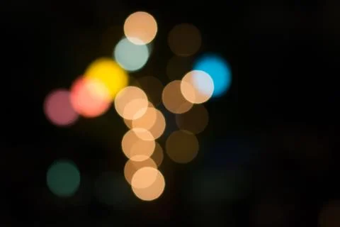 Night bokeh 스톡 사진