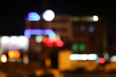 Night bokeh Stock Photos