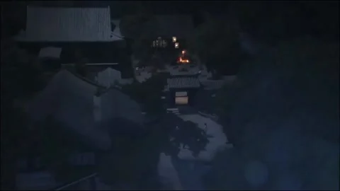 Night bombing Video stock 235264564