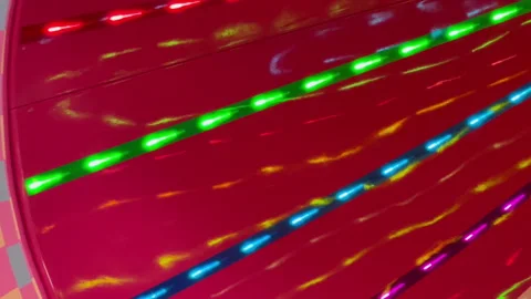 Night bright advertisement for entertainment4 Stock Footage 339079995