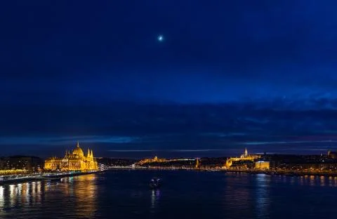 Night Budapest Stock Photos