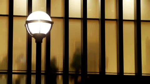 Night building 1 Stock Footage 26128281