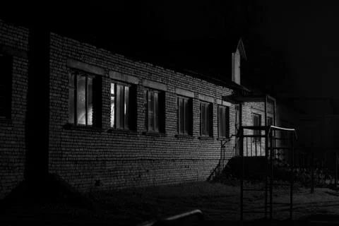 Night building Stock Photos