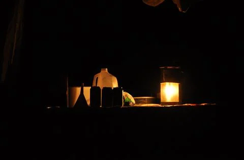 Night camping Stock Photos