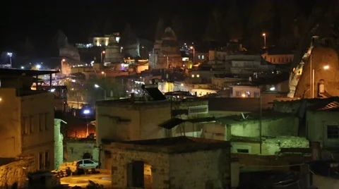 Night in Cappadocia, Turkey Stock Footage 50828198