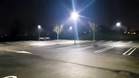 Night car parking Stock Footage 101431810
