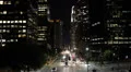 Night Car Traffic, Commuters, Downtown Los Angeles, LA, California, Light HD Footage