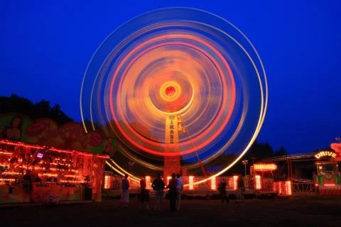 Night carousel Stock Photos