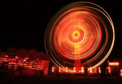 Night carousel Stock Photos