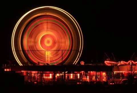 Night carousel Stock Photos