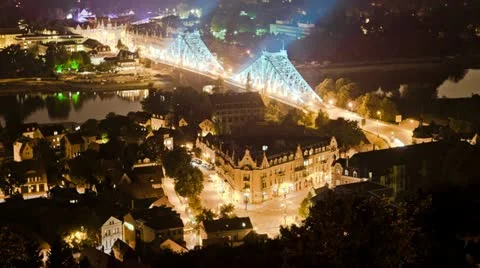 Night Citry Traffic Zoom Stock Footage 11888945