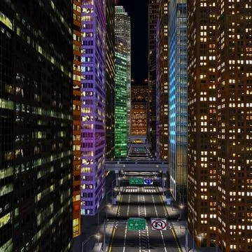 Night City 01 3D Model