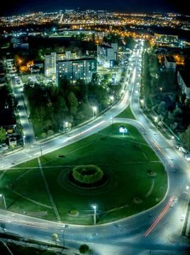 Night city 9 Stock Photos