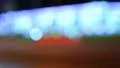 Night city blurred timelapse, cars traffic pass by, lights shine HD Footage
