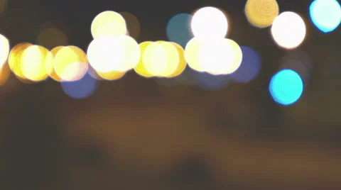 Night city bokeh Stock Footage 62547782