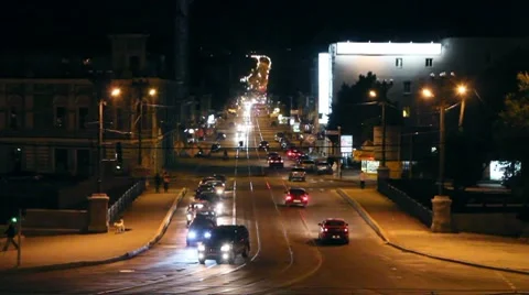 Night City Stock Footage 8607932