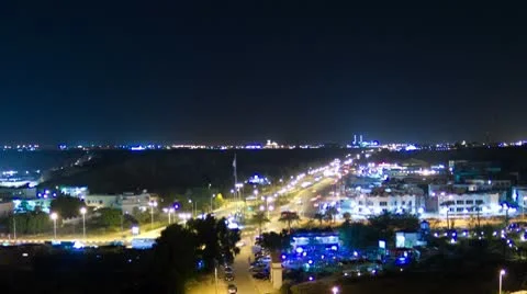 Night City Stock Footage 8985955