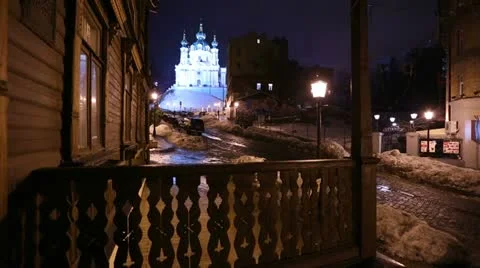 Night city Stock Footage 18156386